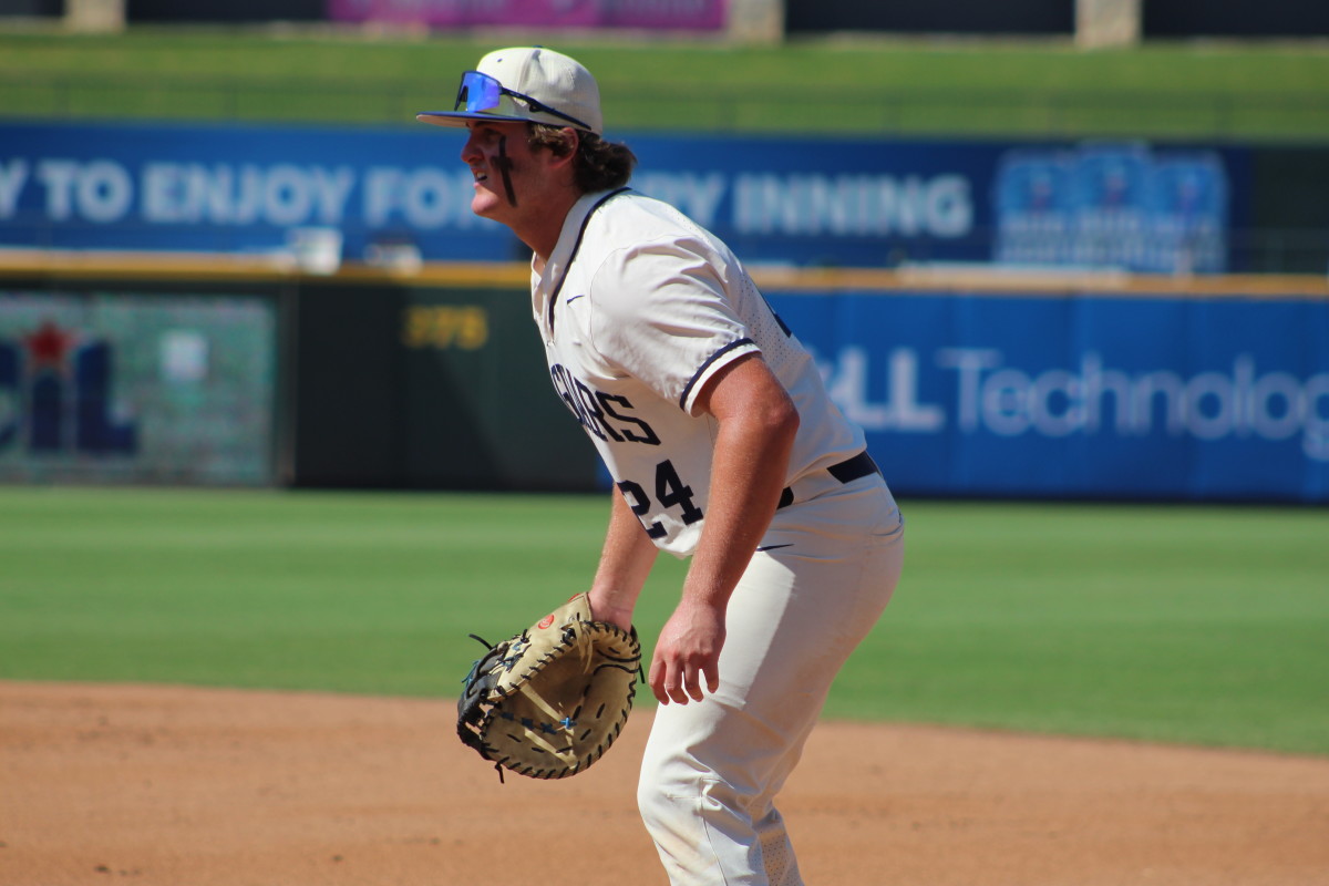 Pearland Flower Mound 6A UIL state championship Texas baseball playoffs 061023 Andrew McCulloch 55